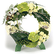 Rose and Orchid Wreath