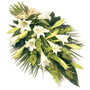 White Long Lily Sheaf