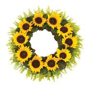 Sunflower Wreath