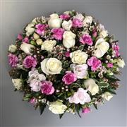 White rose and carnation Posy