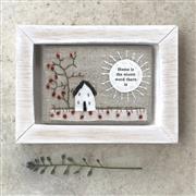Embroidered Picture - Home is the nicest word