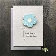 Greetings Card Wood - New Home