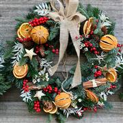 Orange &amp; Cinnamon Door wreath