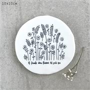Coaster Round Tall flowers - If friends were flowers