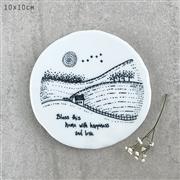 Coaster Round Countryside - Bless this home