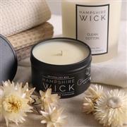 Hampshire Wick - Clean Cotton Candle Tin