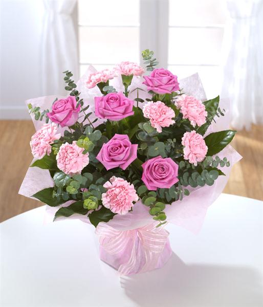 Rose & Carnation Delight The Flower Studio Florist Portchester
